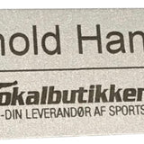 Navneskilt, Sort på grå, Aluminium