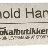 Navneskilt, Børstet sølv, Plast