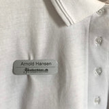 Navneskilt, Sort på grå, Aluminium