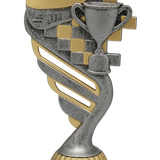 Motorsport statuette, antikt look, 4 sokkeltyper
