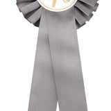 Rosette, Satin Grå