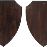 Vandreskjold med faconskåret plade