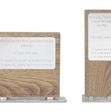 Universal træ Award, egetræ, med dit layout